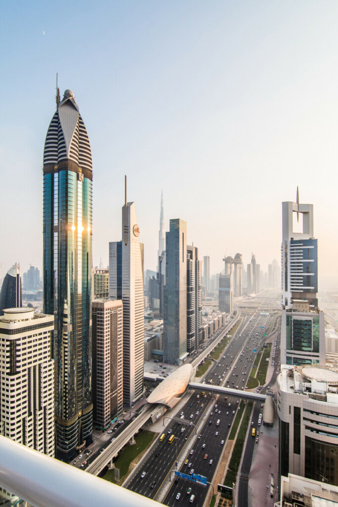 Dubai skyline and property market